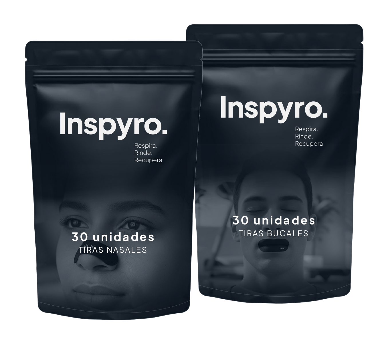 Combo tiras nasales + tiras bucales (30 + 30 unidades).